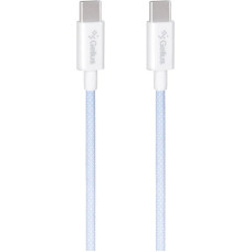 Кабель USB-C Gelius iCable Type-C to Type-C (60W/1,2m) Light Blue (GP-UCN010)