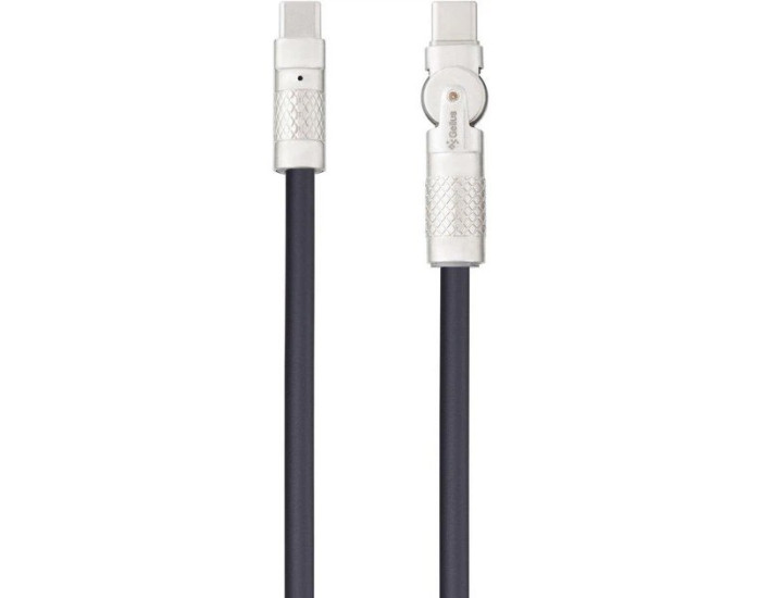 Кабель USB-C Gelius iCable Type-C to Type-C (60W/1,2m) Black (GP-UCN009)