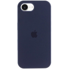 Чехол-силикон оригинал Full Soft Matte iPhone 16e /17e (Темно-синий / Dark blue)