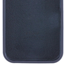 Чехол-силикон оригинал Full Soft Matte iPhone 16e /17e (Темно-синий / Dark blue)