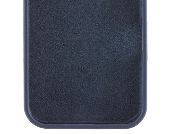 Чехол-силикон оригинал Full Soft Matte iPhone 16e /17e (Темно-синий / Dark blue)