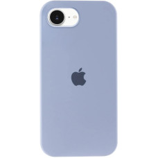 Чехол-силикон оригинал Full Soft Matte iPhone 16e /17e (Сиренево голубой / Lilac blue)