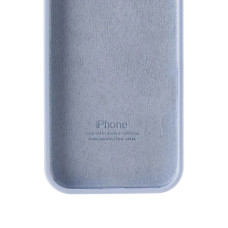 Чехол-силикон оригинал Full Soft Matte iPhone 16e /17e (Сиренево голубой / Lilac blue)