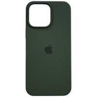 Чехол-силикон оригинал Full Soft Matte  iPhone 16 Pro, Dark green