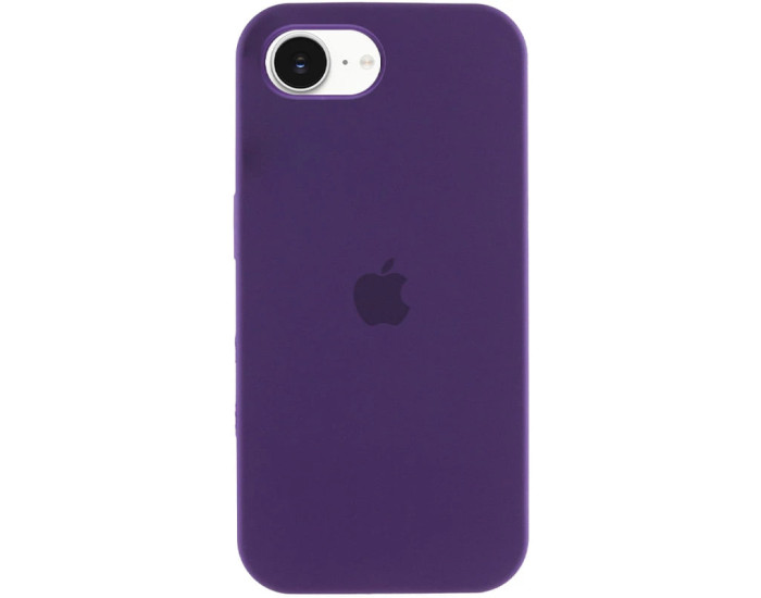 Чехол-силикон оригинал Full Soft Matte iPhone 16e /17e (Фиолетовый / Elderberry)
