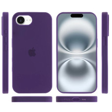 Чехол-силикон оригинал Full Soft Matte iPhone 16e /17e (Фиолетовый / Elderberry)