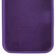 Чехол-силикон оригинал Full Soft Matte iPhone 16e /17e (Фиолетовый / Elderberry)