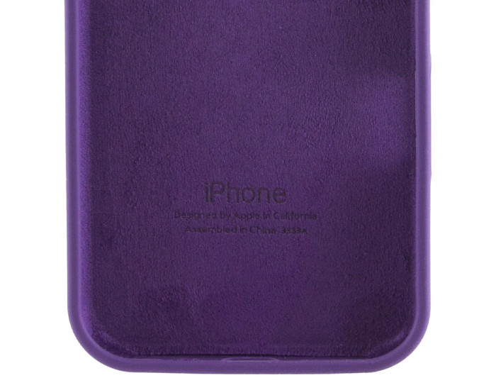 Чехол-силикон оригинал Full Soft Matte iPhone 16e /17e (Фиолетовый / Elderberry)