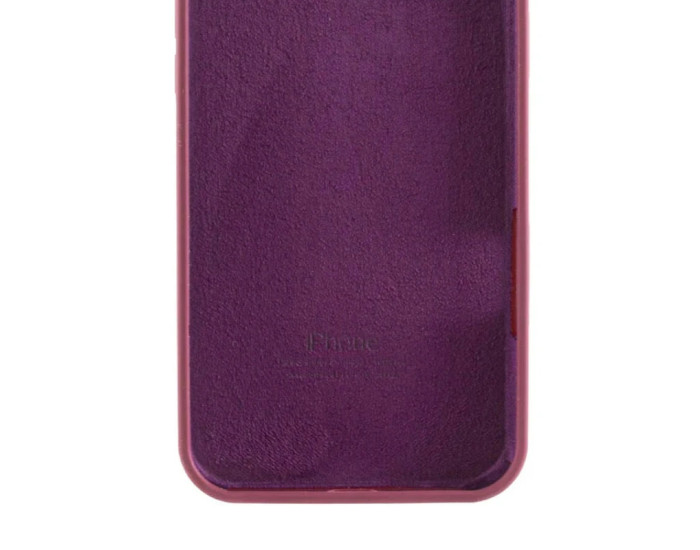 Чехол-силикон оригинал Full Soft Matte iPhone 16e /17e (Сливовый / Plum)