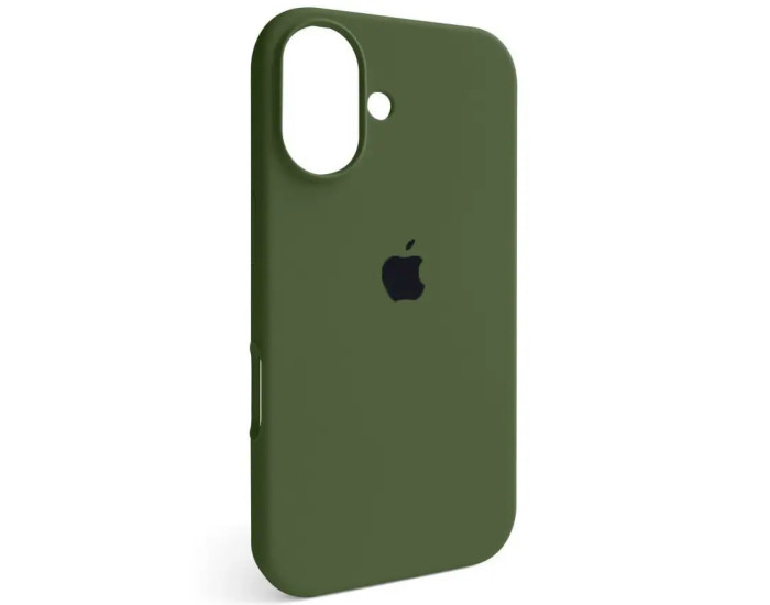 Чехол-силикон оригинал Full Soft Matte iPhone 17, Dark olive