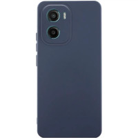 Чохол-силікон GETMAN Liquid Silk Full Camera Motorola Moto G06 (темно-синій)