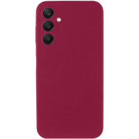 Чехол-силикон Getman Liquid Silk Full Camera Samsung A57 5G (Бордовый / Marsala)