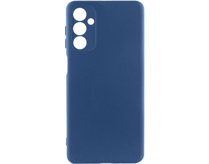 Чехол-силикон Getman Liquid Silk Full Camera Samsung Galaxy A57 5G (Синий / Midnight Blue)
