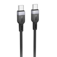 Кабель USB-C Hoco X109 Energy Silicone Type-C to Type-C (60W/2m) Black