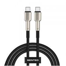 Кабель USB-C SENTEO SM-03 Iron series 100W Type-C to Type-C 2m, чорний