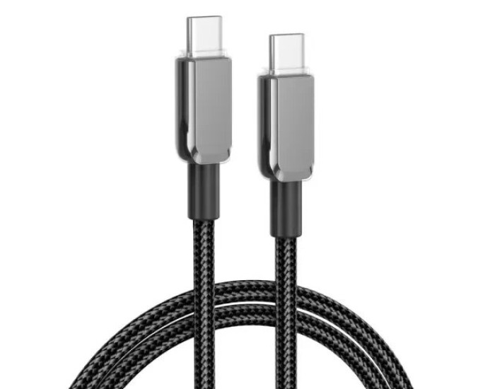 Кабель USB-C XO NB-Q250B Type-C to Type-C Fast Charging (PD60W/1m) черный