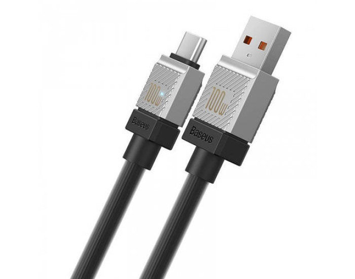 Кабель USB Baseus CoolPlay Series Fast Charging Cable USB to Type-C (100W/2m) Black (CAKW000701)