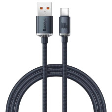 Кабель USB Baseus Crystal Shine Series Fast Charging Data USB to Type-C (100W/1.2m) Black (CAJY000401)