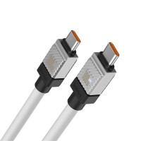 Кабель USB Baseus CoolPlay Series Fast Charging Cable USB to Type-C (100W/2m) White (CAKW000702) 