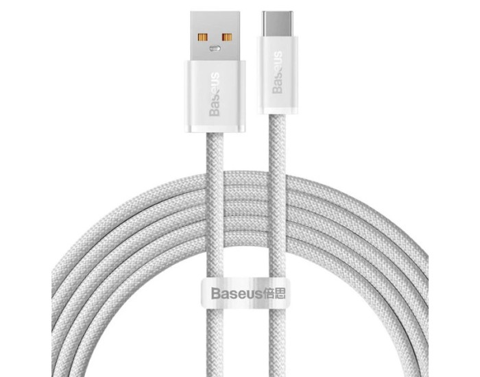 Кабель USB Baseus Dynamic Series USB to Type-C (100W/1m) White (CALD000616)