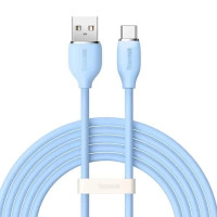 Кабель USB Baseus Jelly Liquid Silica Gel Fast Charging USB to Type-C (100W/1.2m) Blue (CAGD010003)