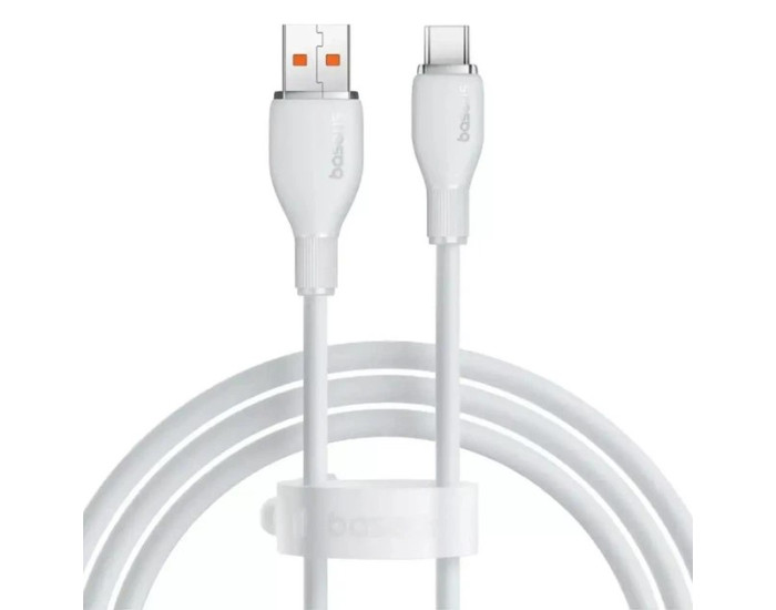 Кабель USB Baseus Pudding Series Fast Charging Cable USB to Type-C (100W / 1.2m) (P10355703221-00) White