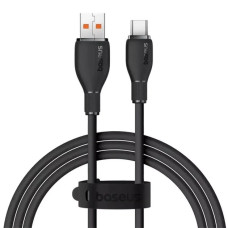 Кабель USB Baseus Pudding Series Fast Charging Cable USB to Type-C (100W/1.2m) Black (P10355703111-00)  