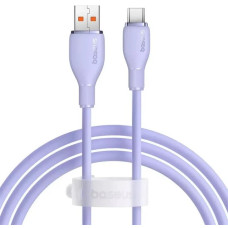 Кабель USB Baseus Pudding Seriesl USB to Type-C (100W/1.2m) Purple (P10355703111-00)