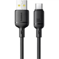 Кабель USB Baseus Silky Series USB to Type-C (100W/2m) Black (P10377703113-01)