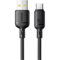 Кабель USB Baseus Silky Series USB to Type-C (100W/2m) Black (P10377703113-01)