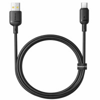 Кабель USB Baseus Silky Series USB to Type-C (3A/1m) Black (P10377703113-02)