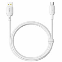 Кабель USB Baseus Silky Series USB to Type-C (3A/2m) White (P10377703213-03) 