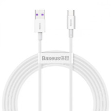 Кабель USB Baseus Superior Series Fast Charging Data Cable USB to Type-C (66W/2m) White (CAYS001402)