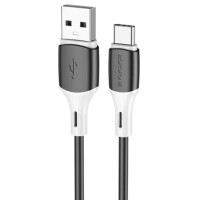 Кабель USB Borofone BX79 Silicone Charging USB to Type-C (2.4A/1m) Black