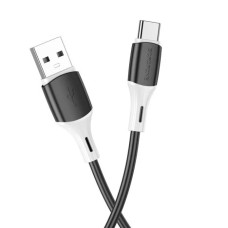 Кабель USB Borofone BX79 Silicone Charging USB to Type-C (3A/1m) Black