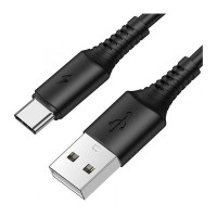 Кабель USB Borofone BX47 Coolway USB to Type-C (3A/1m) Black