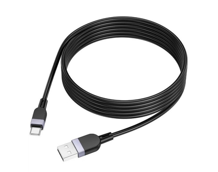 Кабель USB Hoco X109 Energy Silicone USB to Type-C (2m) Black