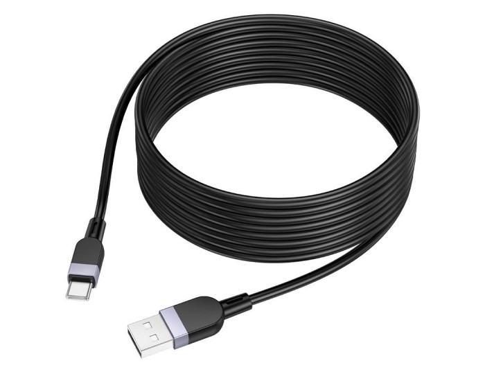 Кабель USB Hoco X109 Energy Silicone USB to Type-C (3m) Black