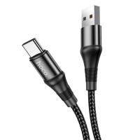 Кабель USB Hoco X50 Excellent USB to Type-C (2,4A/1m) Black