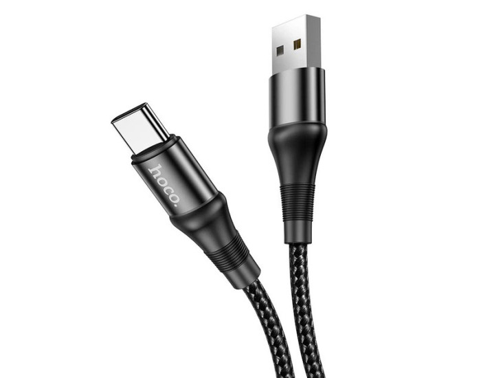 Кабель USB Hoco X50 Excellent USB to Type-C (2,4A/1m) Black