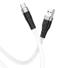 Кабель USB Hoco X53 Ange silicone charging data USB to Type-C (3A/1m) White