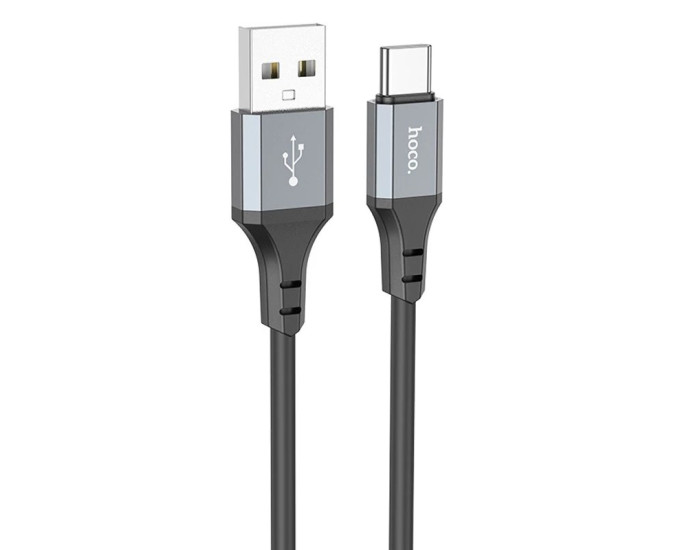 Кабель USB Hoco X92 Honest Silicone Charging Data Cable USB to Type-C (3A/PD60W/3m) Black