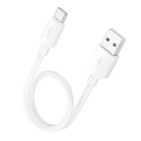 Кабель USB Hoco X96 Hyper charging data cable USB to Type-C (27W/0.25m) White