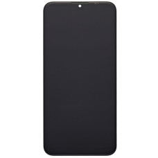 Дисплей з сенсорним екраном (модуль) Motorola XT2127 Moto 10 Power, G10, G20, G30, чорний з рамкою, оригінал