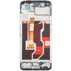Дисплей с сенсорным экраном (модуль) Oppo A96 4G, черный с рамкой, оригинал