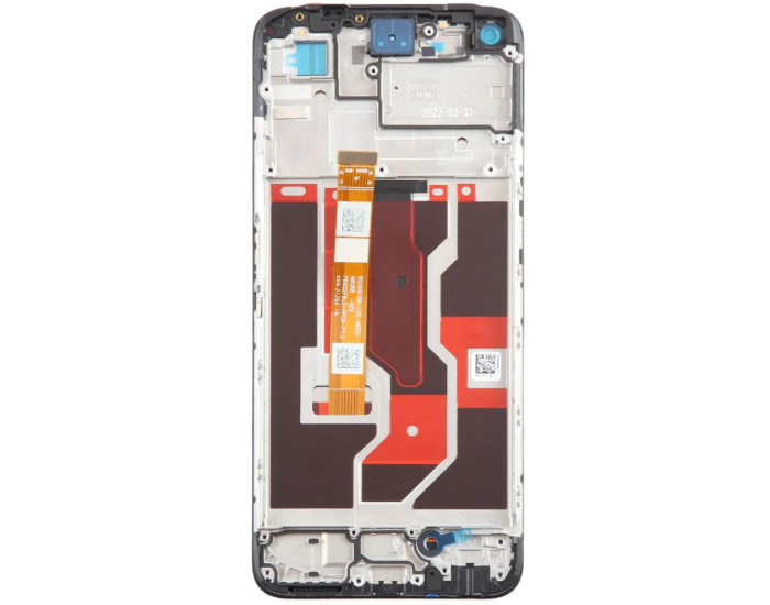 Дисплей с сенсорным экраном (модуль) Oppo A96 4G, черный с рамкой, оригинал