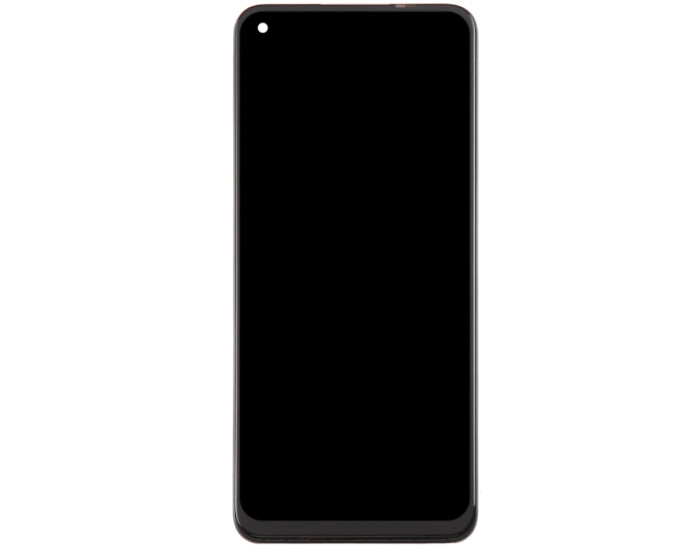 Дисплей с сенсорным экраном (модуль) Oppo A96 4G, черный с рамкой, оригинал
