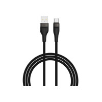 Кабель USB SENTEO SM-05 Onyx series USB to Type-C (3A/1m) черный
