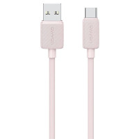 Кабель USB Usams KY Series USB to Type-C (3A/1m) Pink (US-SJ688)