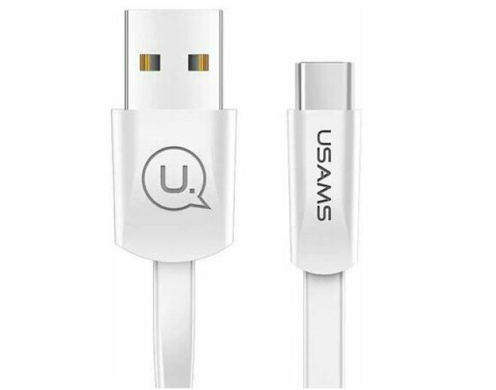 Кабель USB Usams USB to Type-C (1.2m) White (US-SJ200)